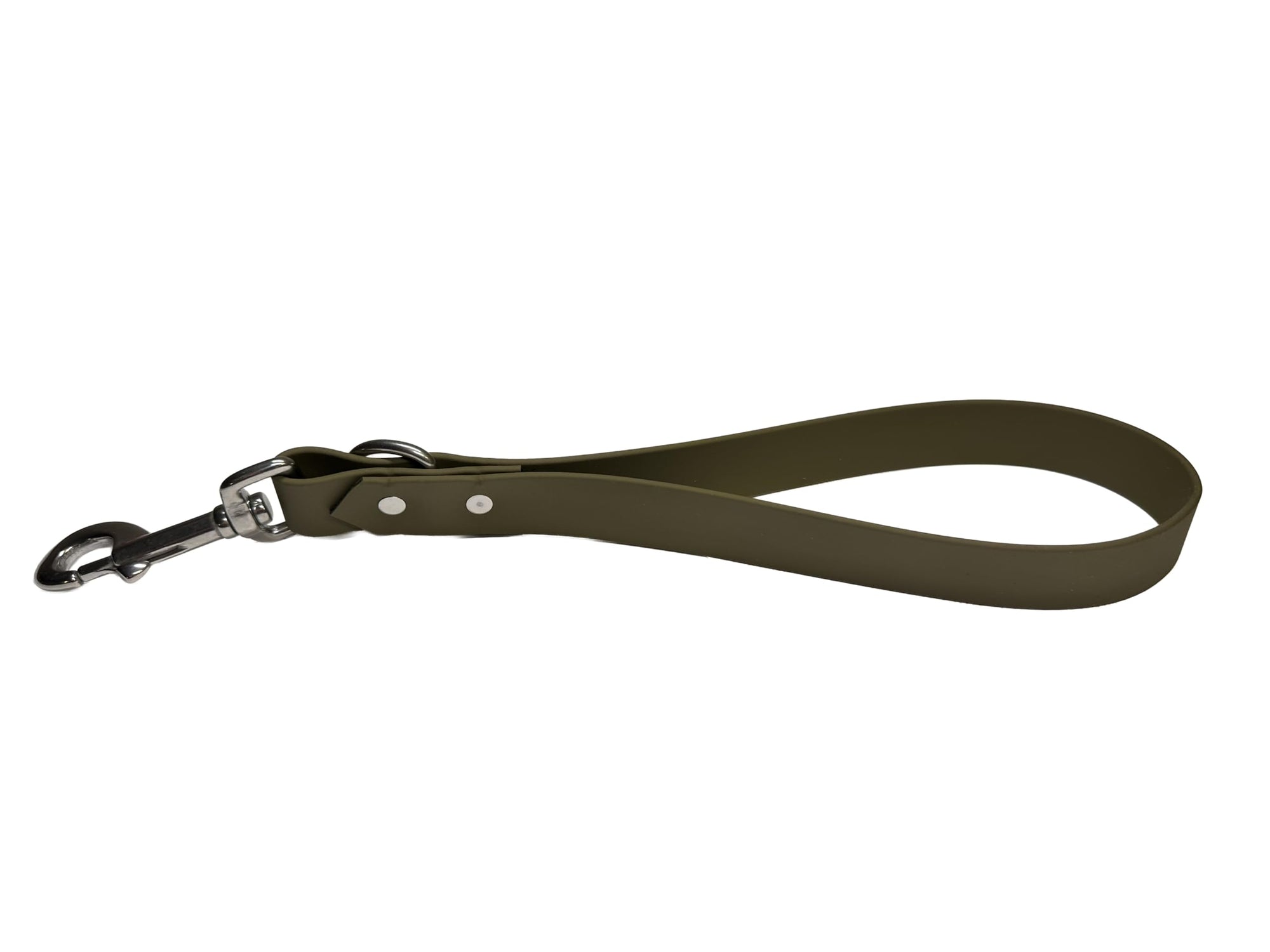 Odyssey Leash Co. BioThane® Traffic Lead 14in Long, 1,000lb Strength, Stainless Steel Hardware, Hand Assembled in The US, 8 Colors