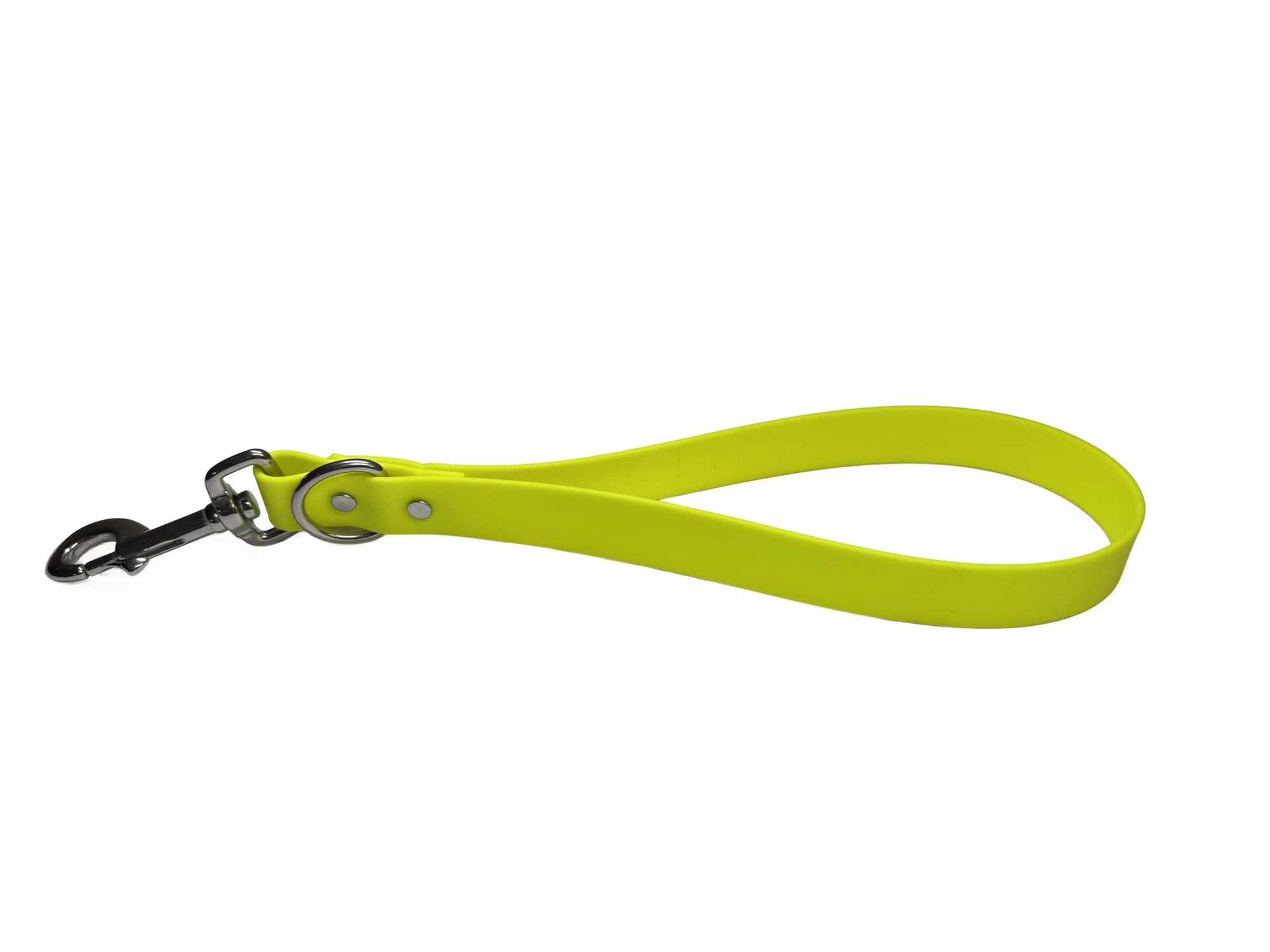 Odyssey Leash Co. BioThane® Traffic Lead 14in Long, 1,000lb Strength, Stainless Steel Hardware, Hand Assembled in The US, 8 Colors