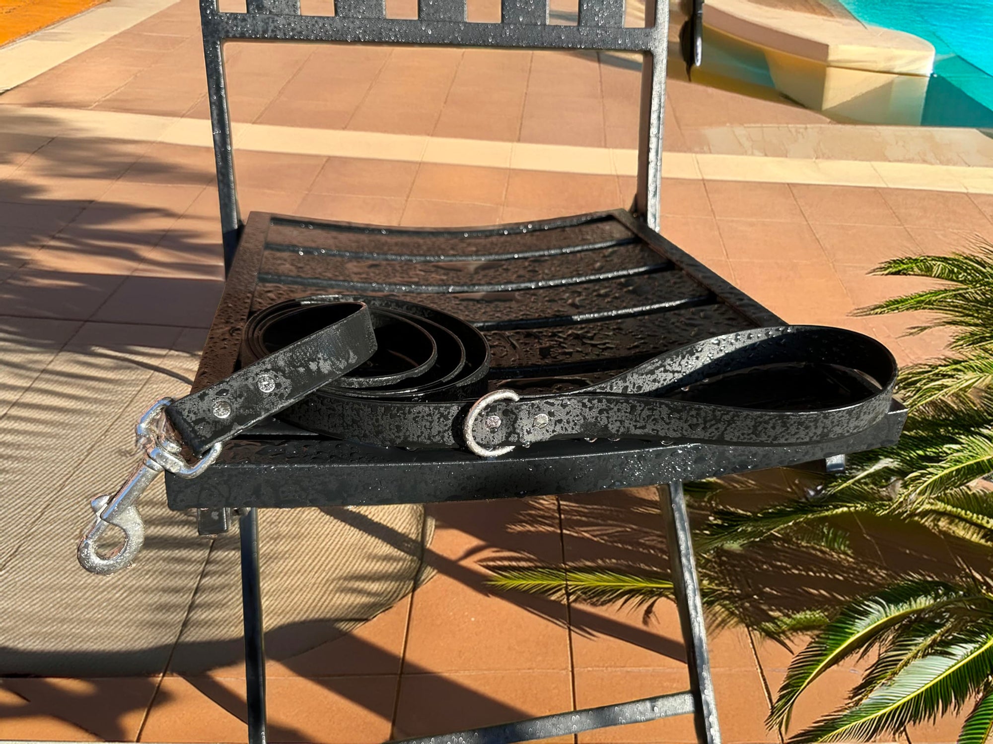 Odyssey Leash Co. Leash 6ft, 1in Wide BioThane®, Waterproof, 1,000lb Strength, Stainless Steel Hardware, Hand Assembled in The US (8 Colors)