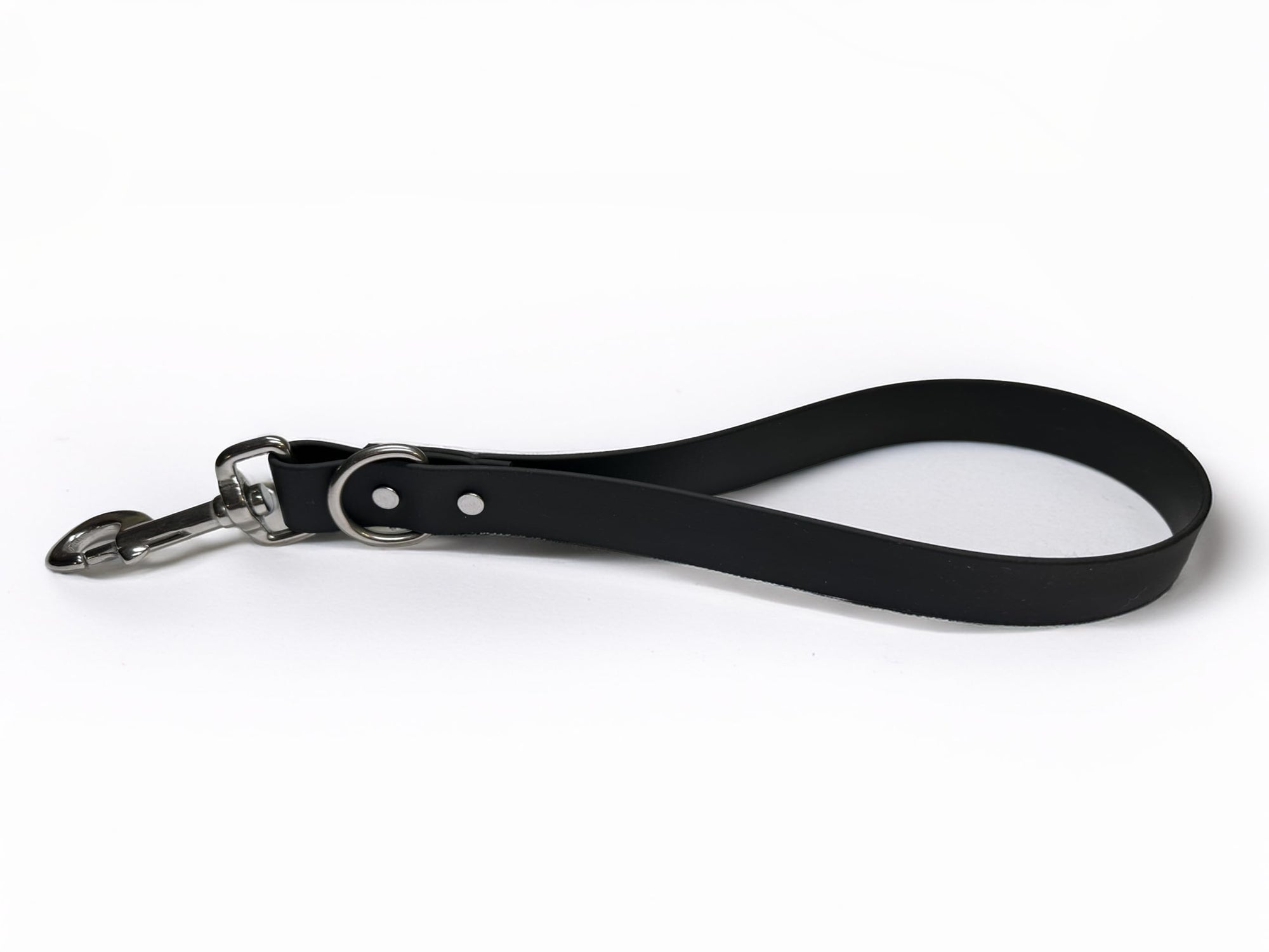 Odyssey Leash Co. BioThane® Traffic Lead 14in Long, 1,000lb Strength, Stainless Steel Hardware, Hand Assembled in The US, 8 Colors