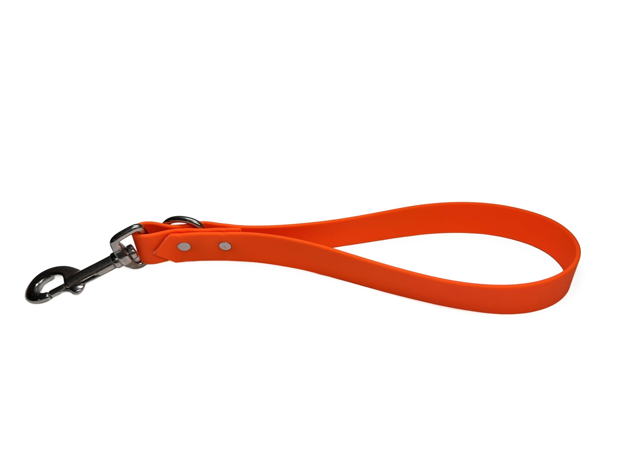 Odyssey Leash Co. BioThane® Traffic Lead 14in Long, 1,000lb Strength, Stainless Steel Hardware, Hand Assembled in The US, 8 Colors