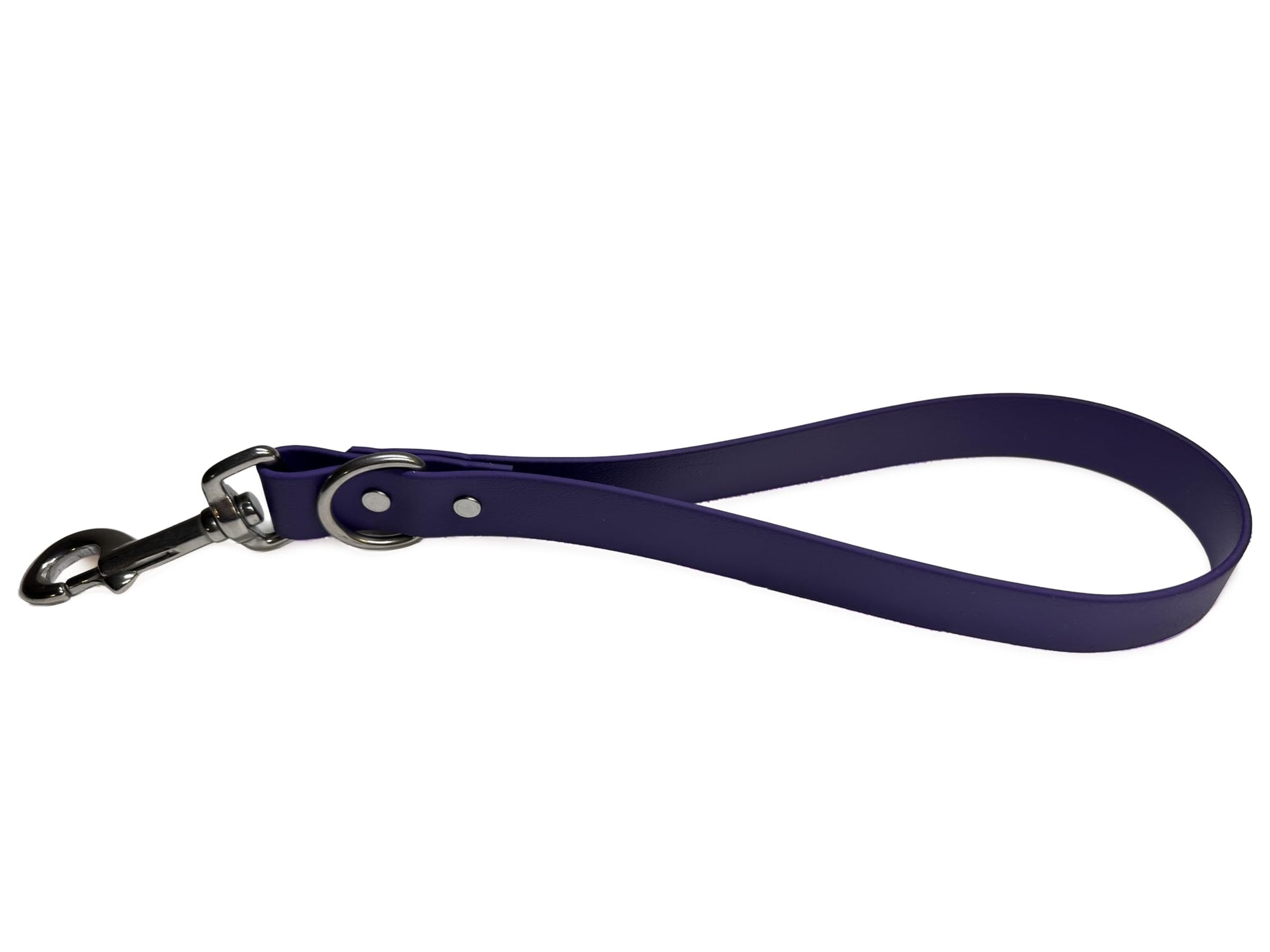Odyssey Leash Co. BioThane® Traffic Lead 14in Long, 1,000lb Strength, Stainless Steel Hardware, Hand Assembled in The US, 8 Colors
