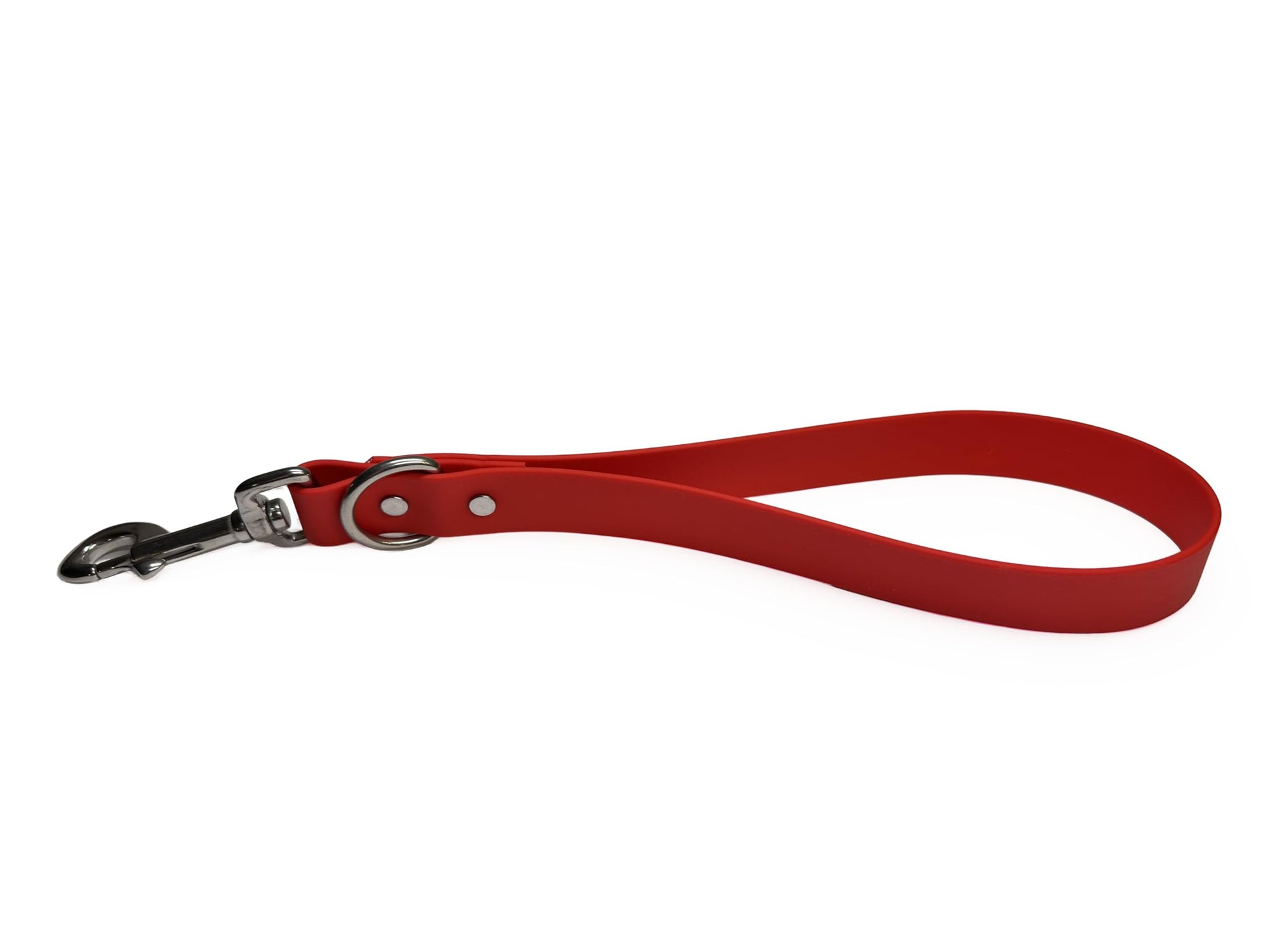 Odyssey Leash Co. BioThane® Traffic Lead 14in Long, 1,000lb Strength, Stainless Steel Hardware, Hand Assembled in The US, 8 Colors