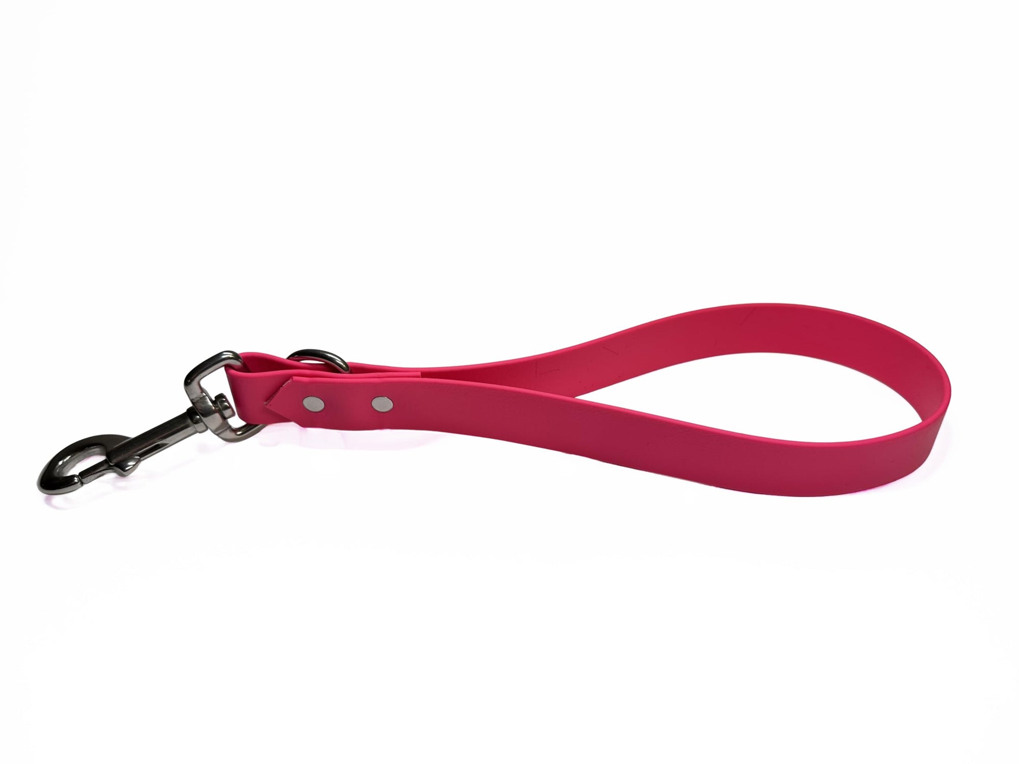 Odyssey Leash Co. BioThane® Traffic Lead 14in Long, 1,000lb Strength, Stainless Steel Hardware, Hand Assembled in The US, 8 Colors