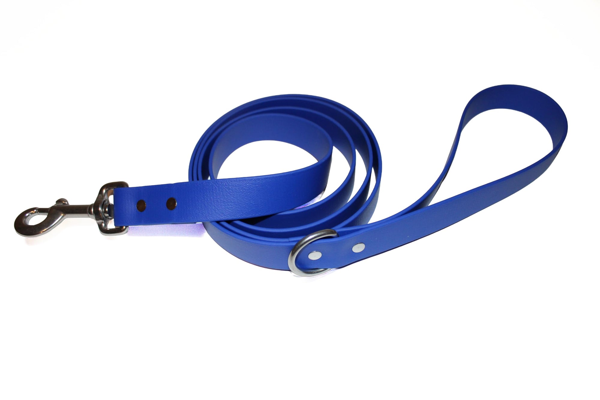 Odyssey Leash Co. Leash 6ft, 1in Wide BioThane®, Waterproof, 1,000lb Strength, Stainless Steel Hardware, Hand Assembled in The US (8 Colors)