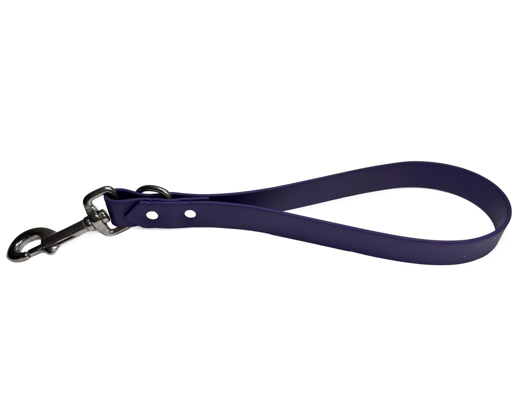 Odyssey Leash Co. BioThane® Traffic Lead 14in Long, 1,000lb Strength, Stainless Steel Hardware, Hand Assembled in The US, 8 Colors