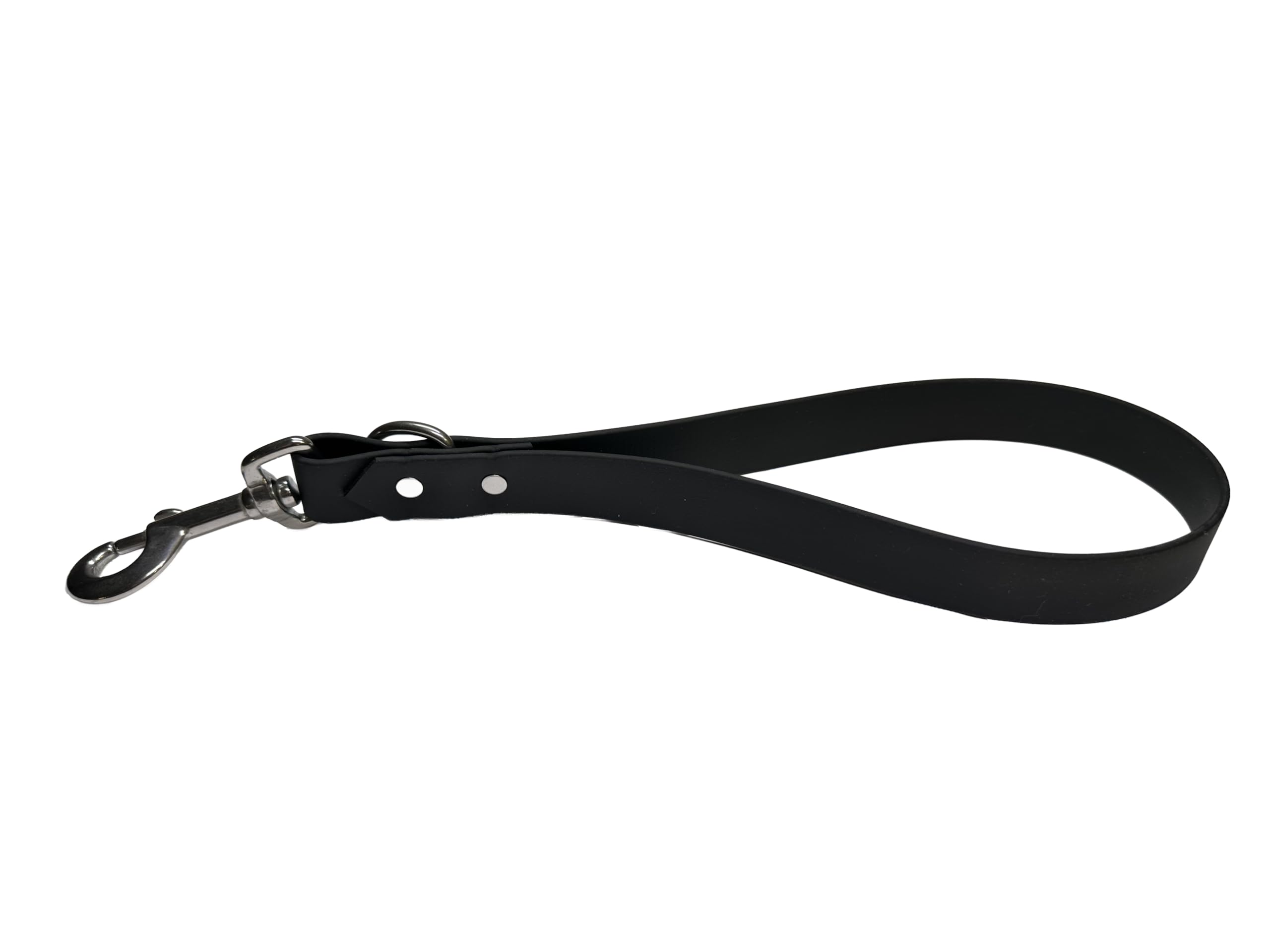 Odyssey Leash Co. BioThane® Traffic Lead 14in Long, 1,000lb Strength, Stainless Steel Hardware, Hand Assembled in The US, 8 Colors