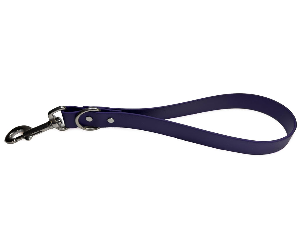 Odyssey Leash Co. BioThane® Traffic Lead 14in Long, 1,000lb Strength, Stainless Steel Hardware, Hand Assembled in The US, 8 Colors