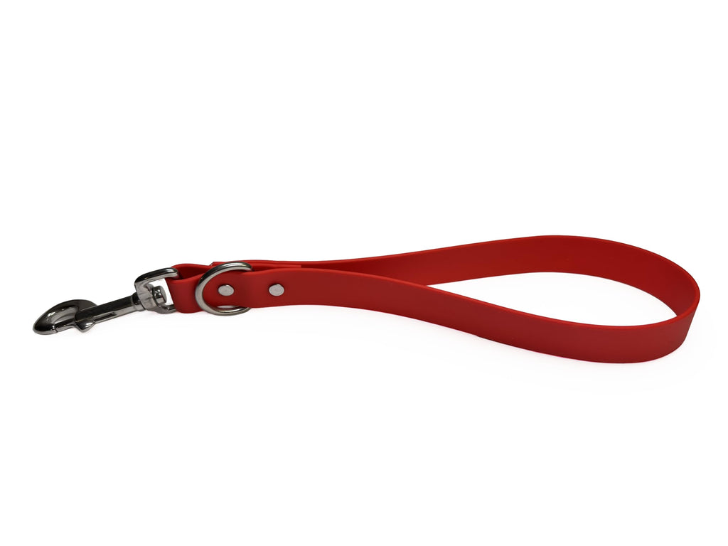 Odyssey Leash Co. BioThane® Traffic Lead 14in Long, 1,000lb Strength, Stainless Steel Hardware, Hand Assembled in The US, 8 Colors