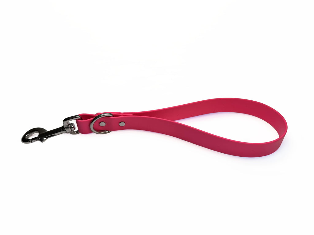 Odyssey Leash Co. BioThane® Traffic Lead 14in Long, 1,000lb Strength, Stainless Steel Hardware, Hand Assembled in The US, 8 Colors